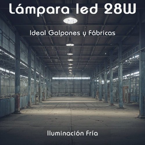 Lámpara led 28w | Equivalente a 200 Watts lámparas de antes